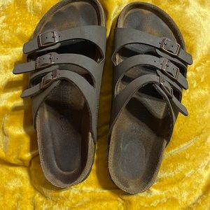 Leather Birkenstock Florida Sandals